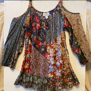 Womenβs Patched Blouse